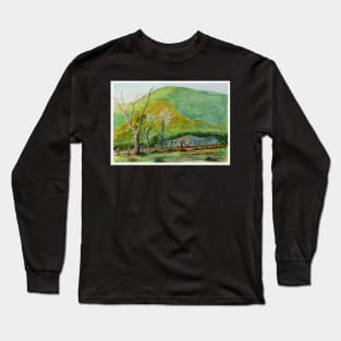 Sunset Windmill Long Sleeve T-Shirt